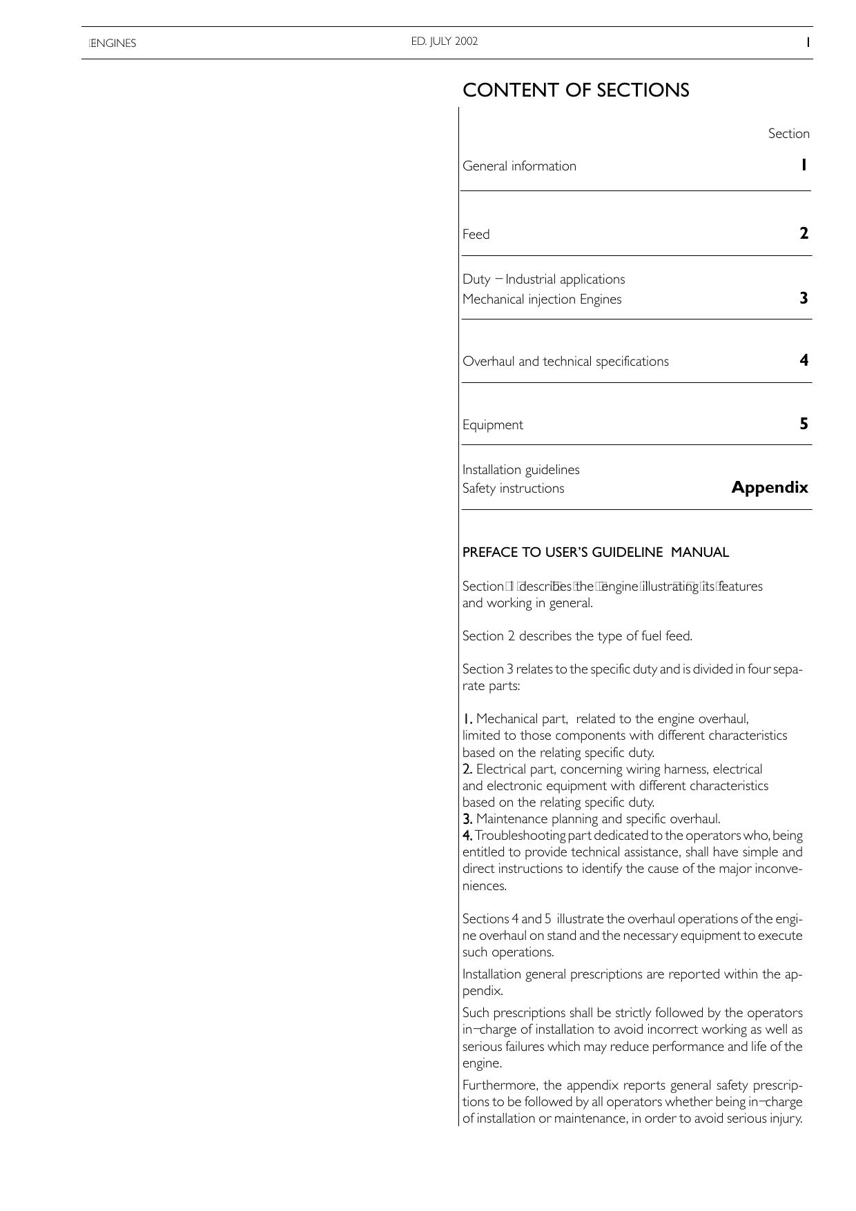 PX110 140 ENGINE manual